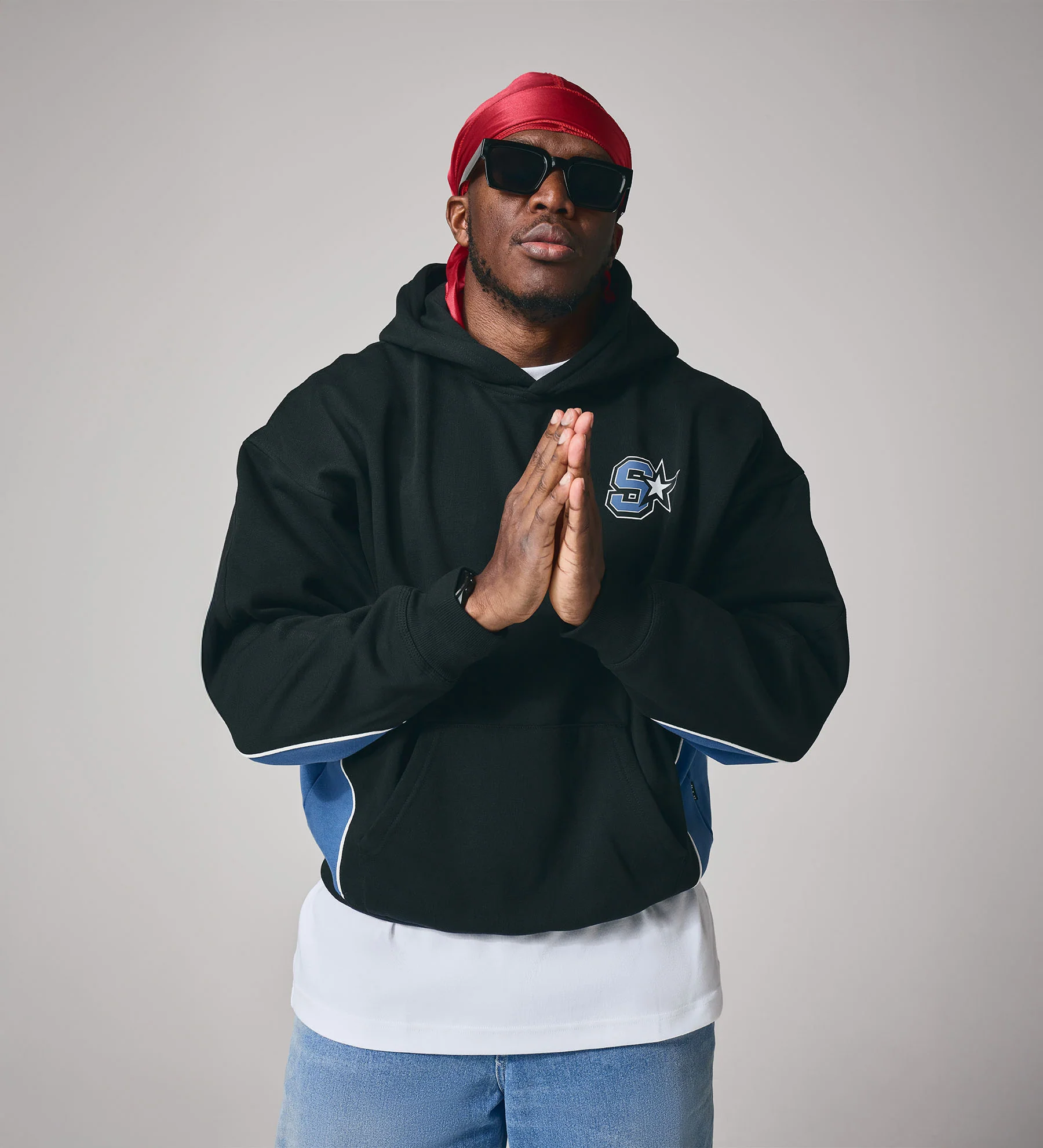 All-Star Hoodie [Black/Blue] - Image 3