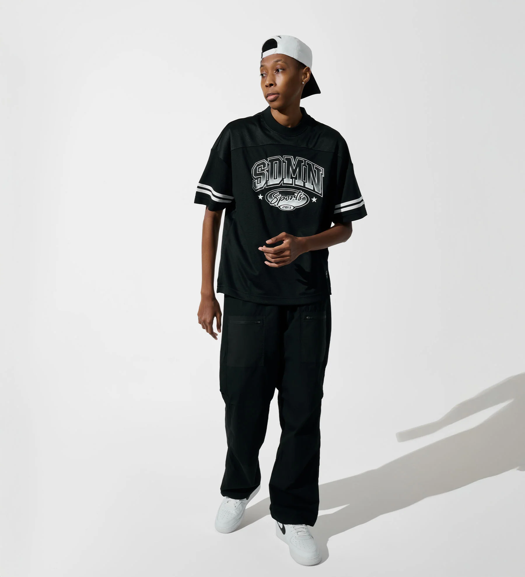 SDMN Sports Jersey [Black/White] - Image 4