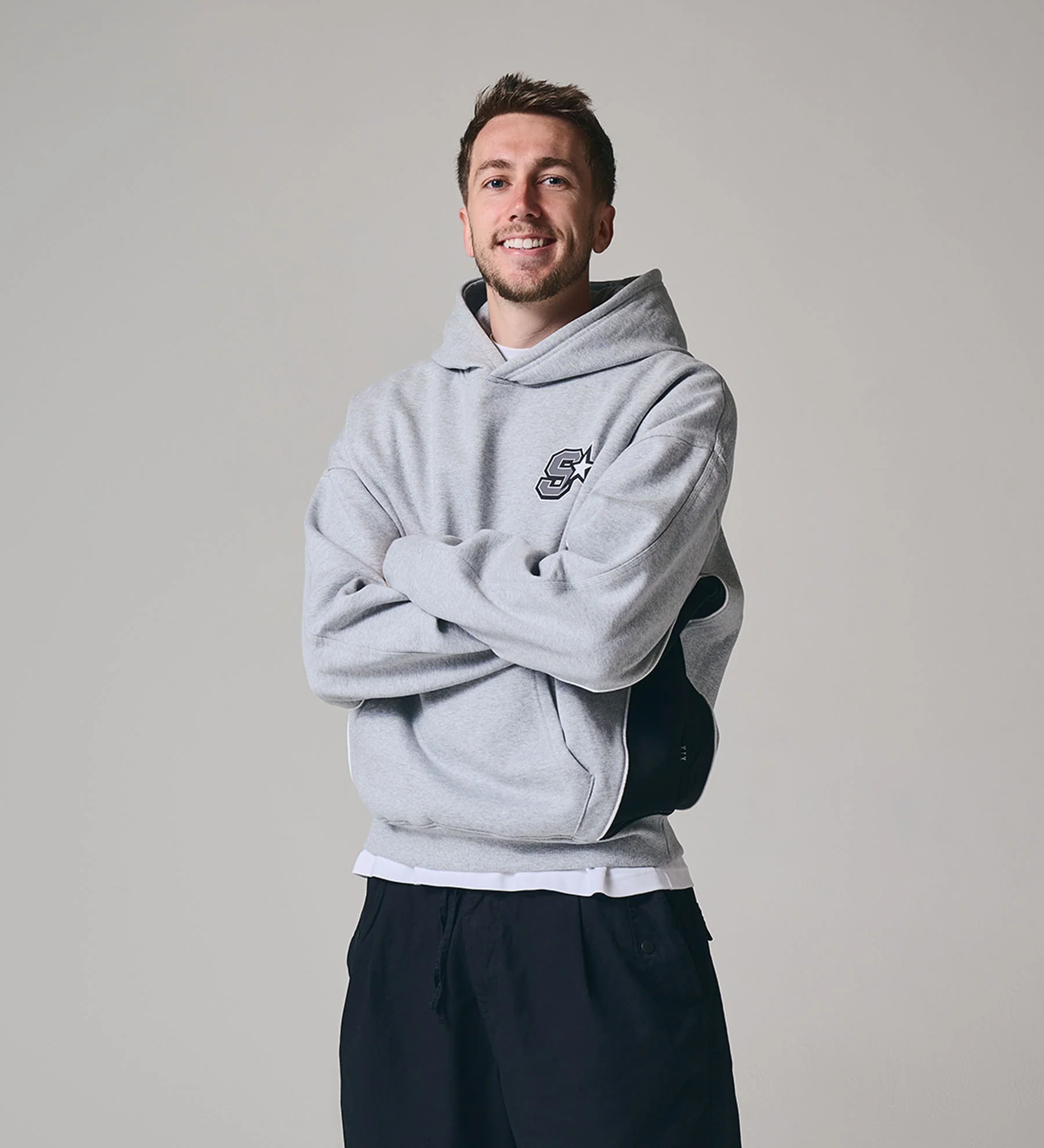 All-Star Hoodie [Grey/Black] - Image 3