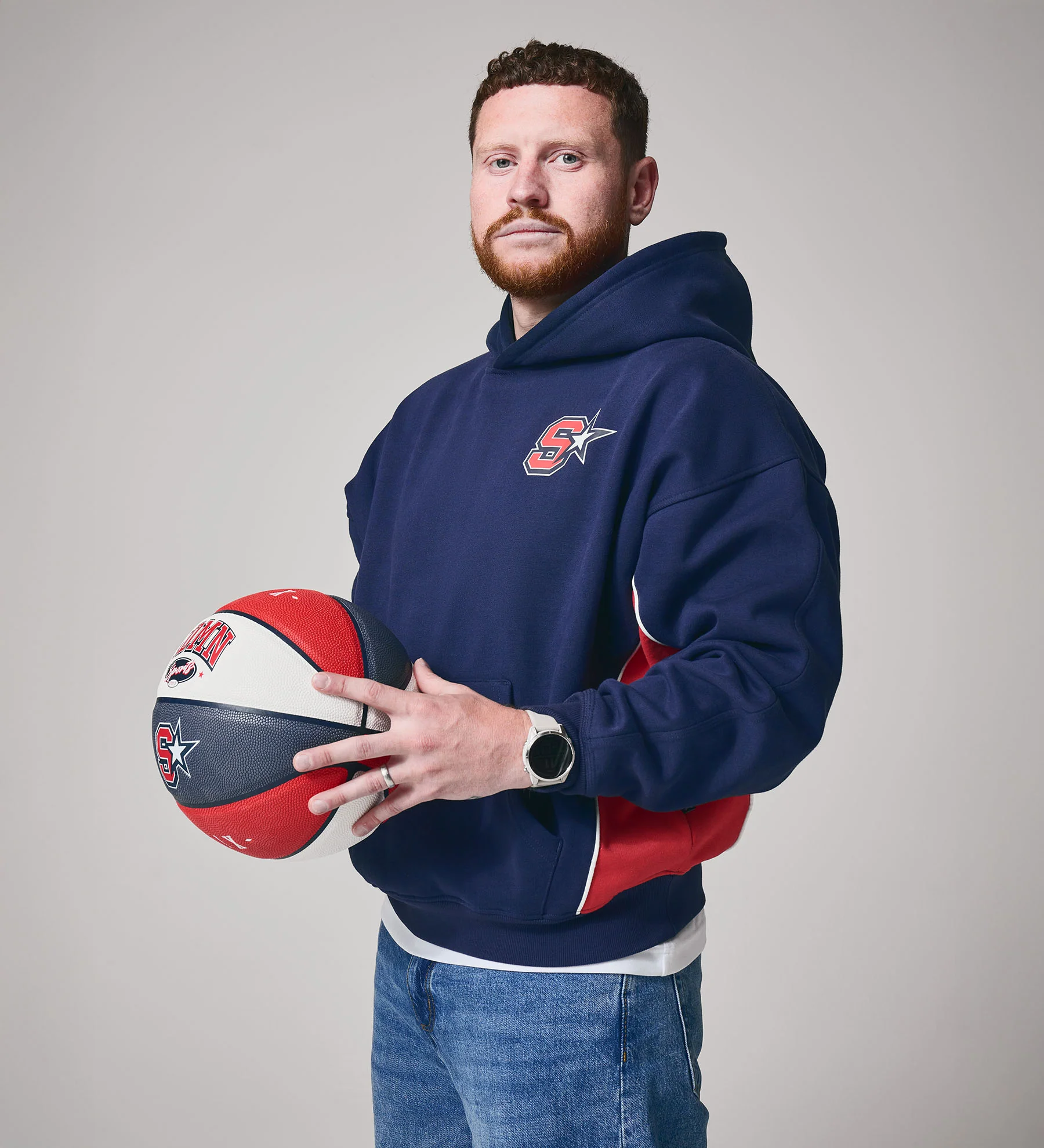 All-Star Hoodie [Royal Blue/Red] - Image 3
