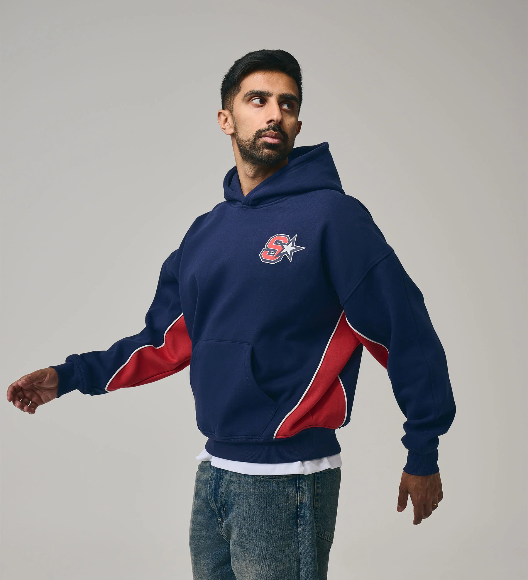 All-Star Hoodie [Royal Blue/Red] - Image 4