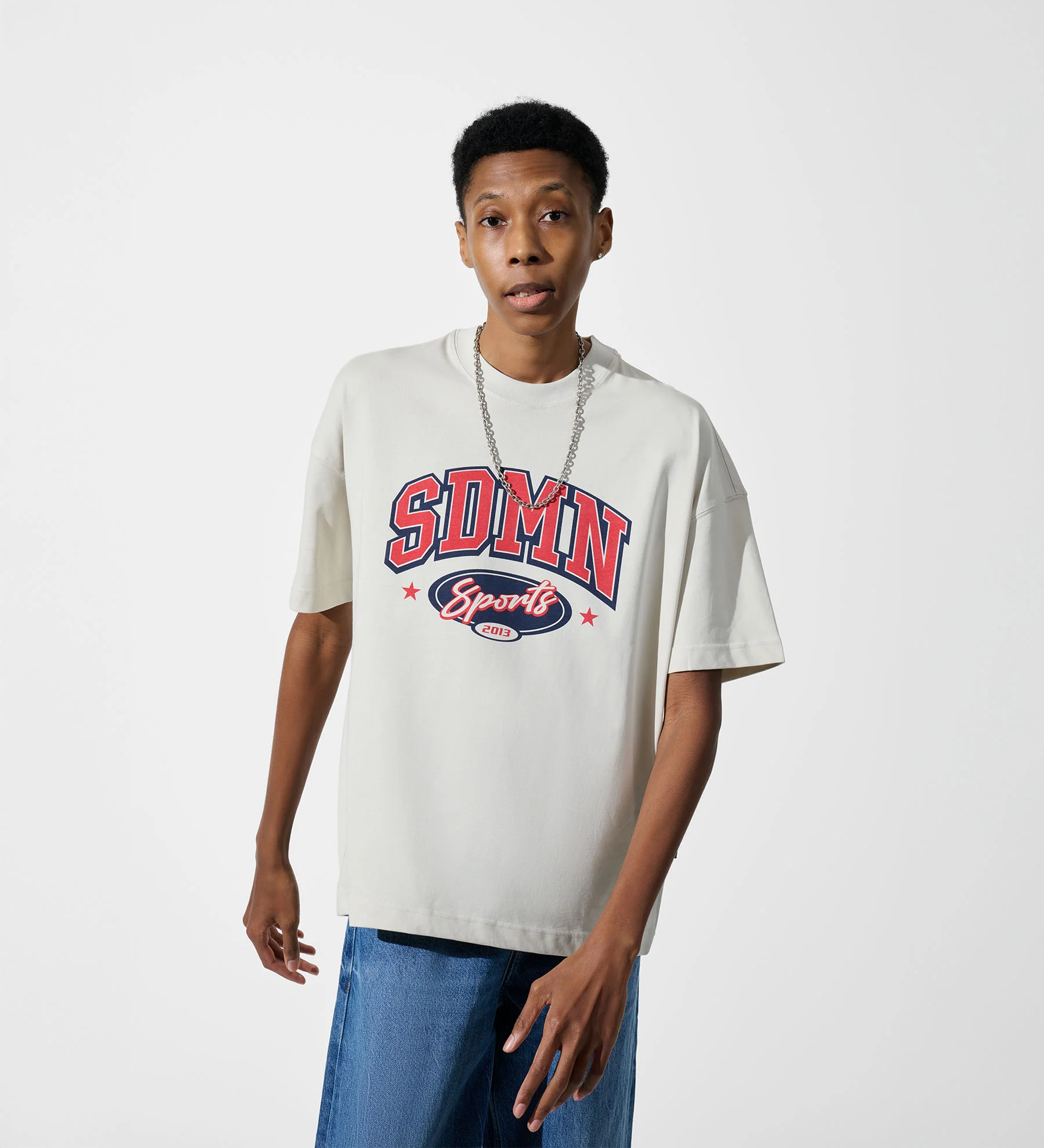 SDMN Sports T-Shirt [Vintage White] - Image 3