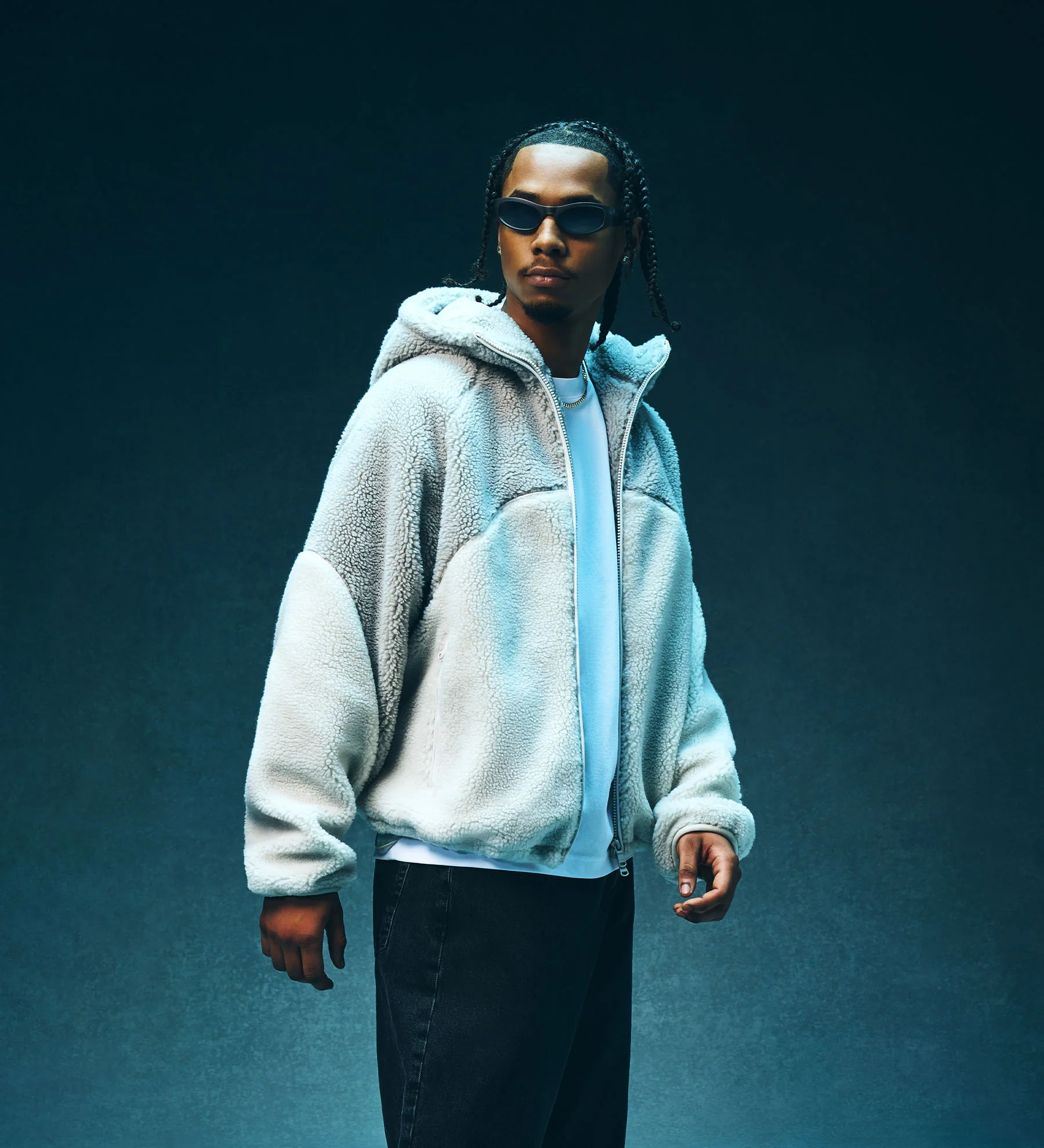 Astro Fleece Hoodie [Arctic White] - Image 3