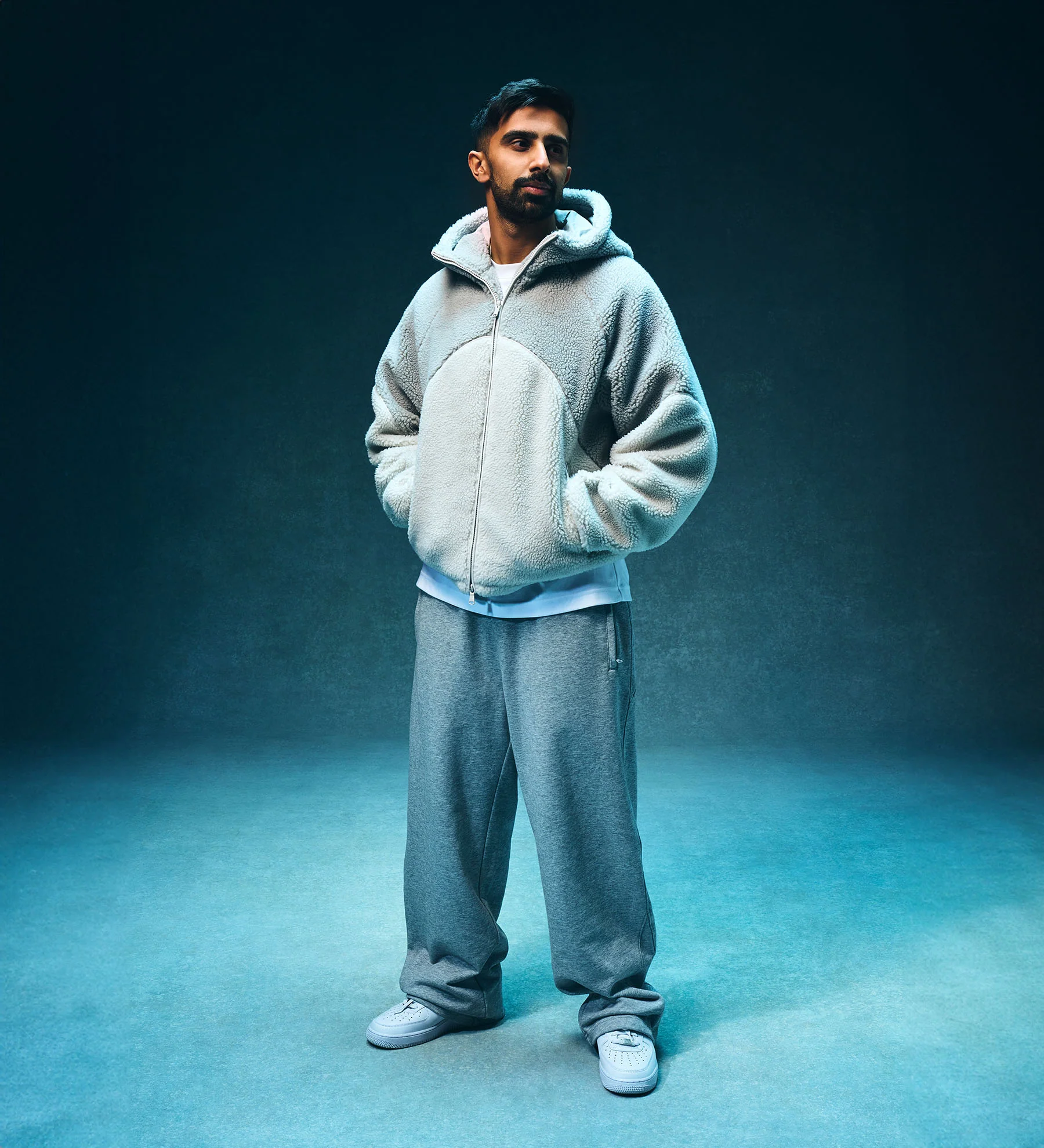 Astro Fleece Hoodie [Arctic White] - Image 5