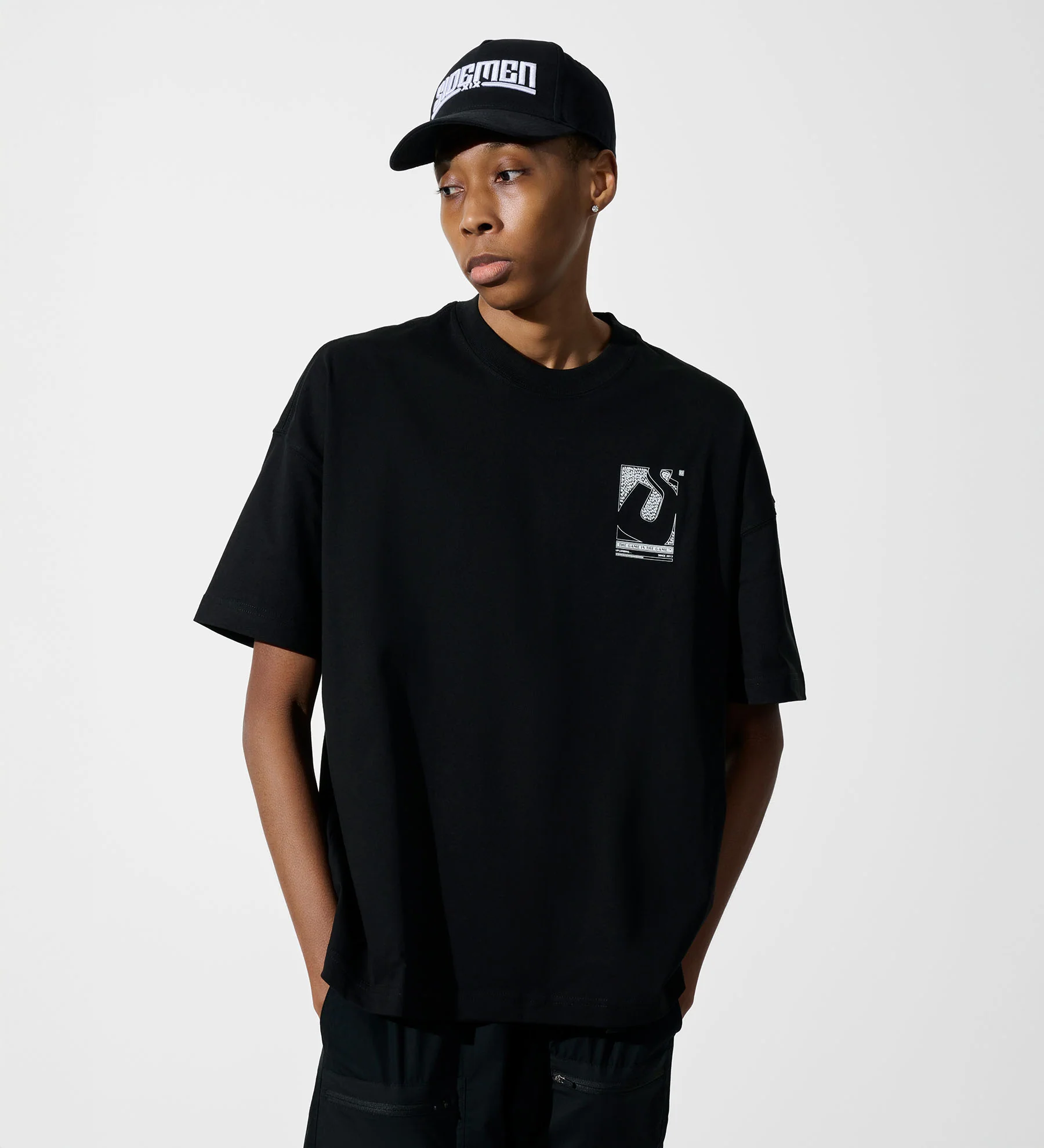 Initial Clickbait T-Shirt [Black] - Image 4
