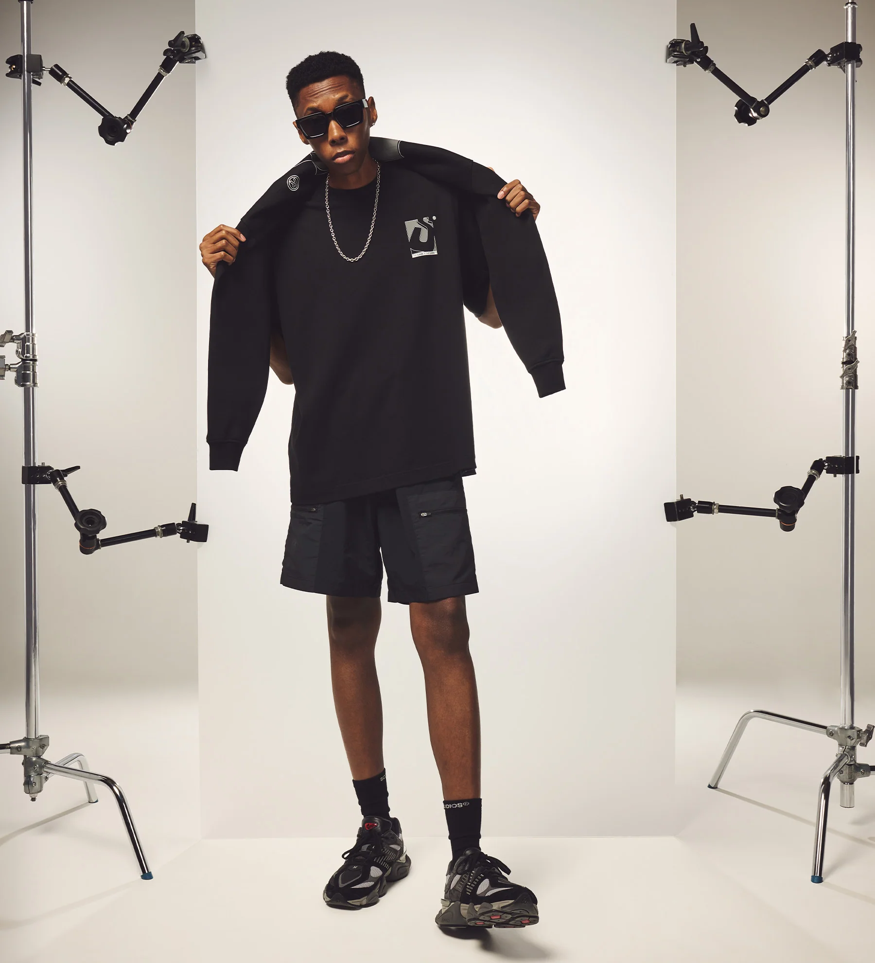 Initial Box T-Shirt [Black] - Image 3