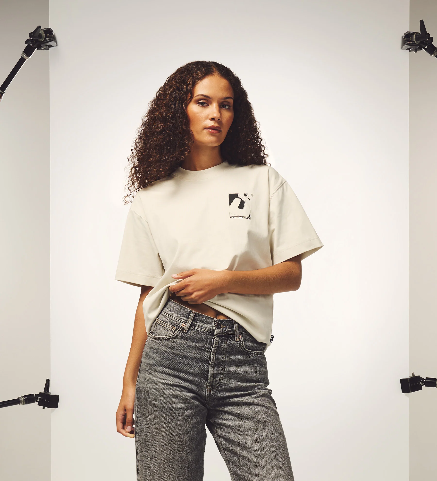 Initial Box T-Shirt [Sea Salt] - Image 3
