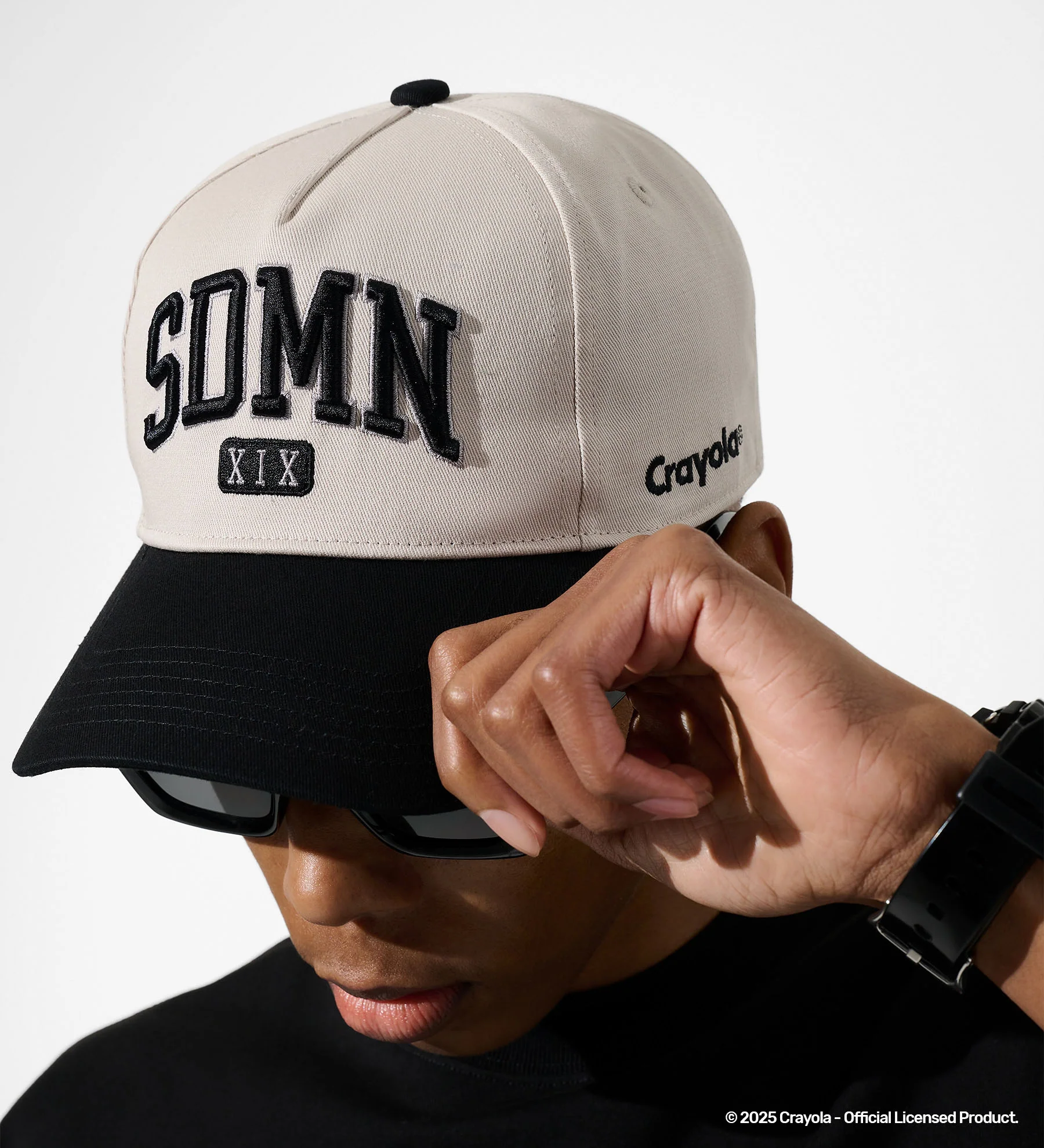 SDMN x Crayola Cap [White/Black] - Image 6