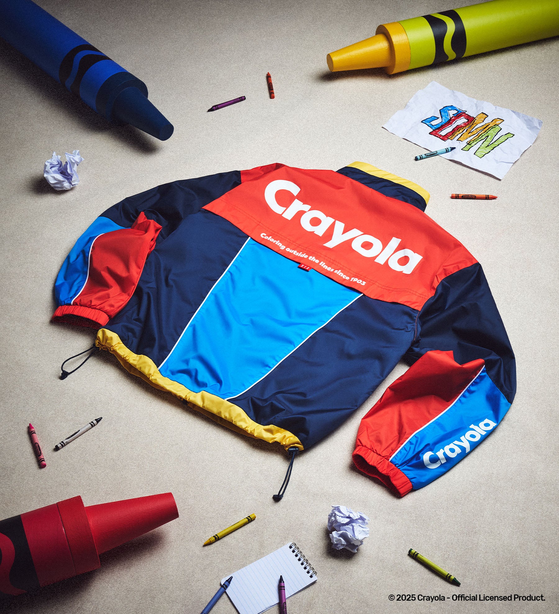 SDMN x Crayola Retro Windbreaker - Image 5