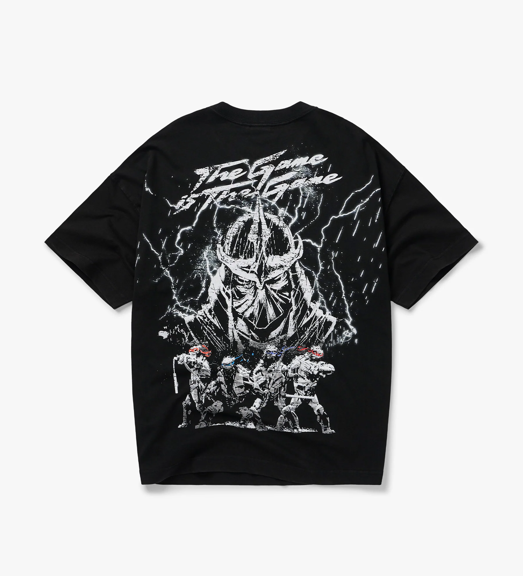 SDMN x TMNT Storm T-Shirt [Vintage Black] - Image 3