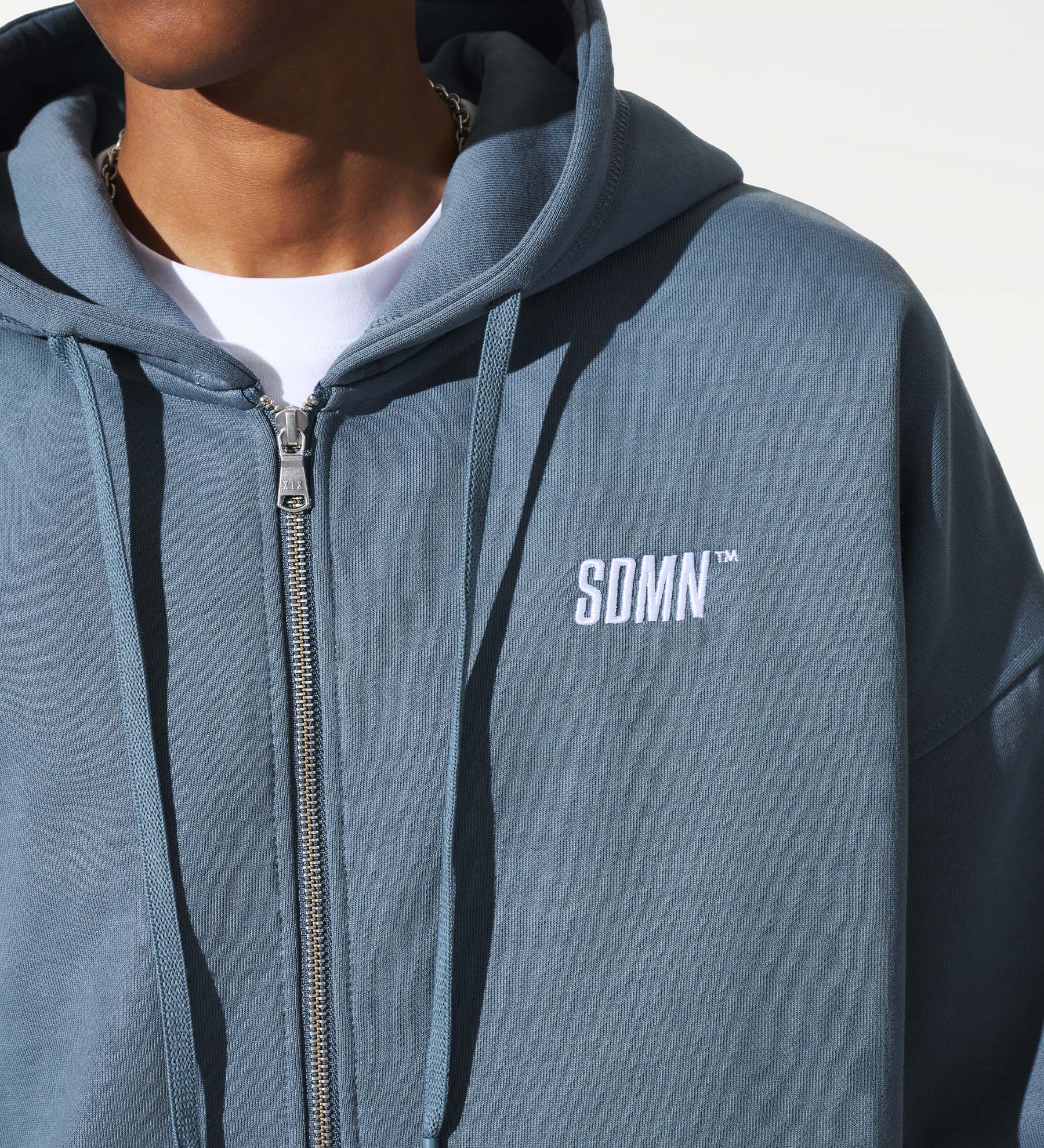 SDMN™ Zip Hoodie [Deep Teal] - Image 6