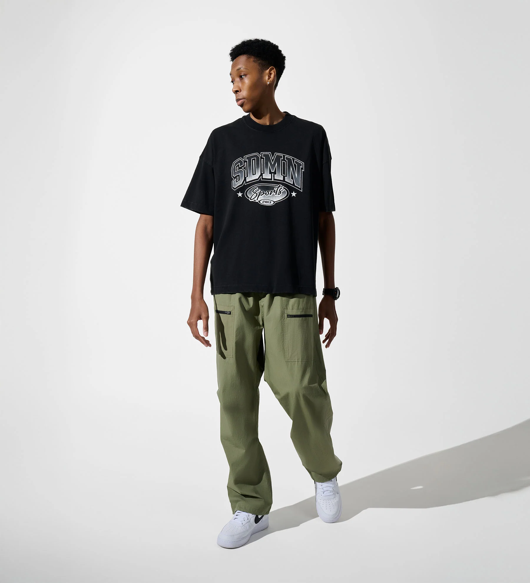 Studios ® Cargo Trousers [Khaki] - Image 3